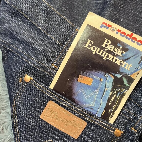 Wrangler Men's Cowboy Cut Pro-Rodeo Competition Dark Wash Jeans 44X32 - Picture 3 of 8
